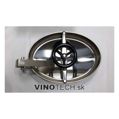 VÝPREDAJ - Nerezové dvierka oválne 1ks