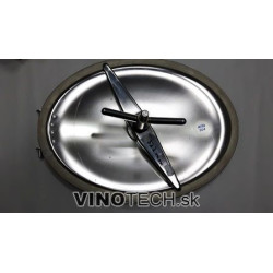 VÝPREDAJ - Nerezové dvierka oválne 2ks