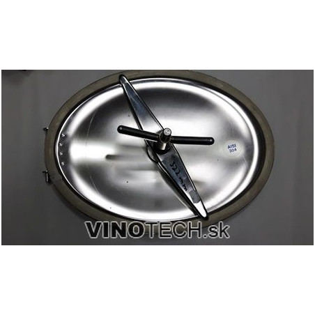 VÝPREDAJ - Nerezové dvierka oválne 2ks