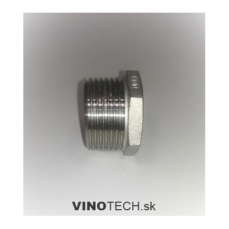 Zátka INOX vonkajší / vnútorný závit