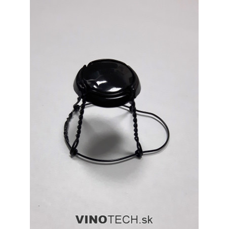Košík na sekt- agrafa čierna