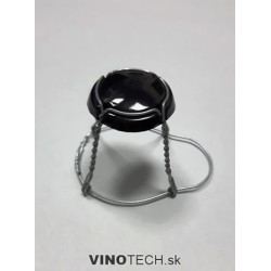 Košík na sekt- agrafa strieborná