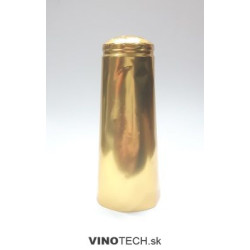 Záklopka na sekt zlatá lesklá 50x115