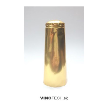 Záklopka na sekt zlatá lesklá 50x115