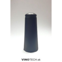 Záklopka na sekt čierna matná 50x115