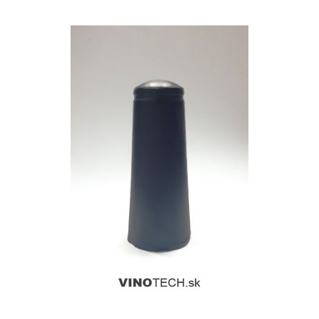 Záklopka na sekt čierna matná 50x115